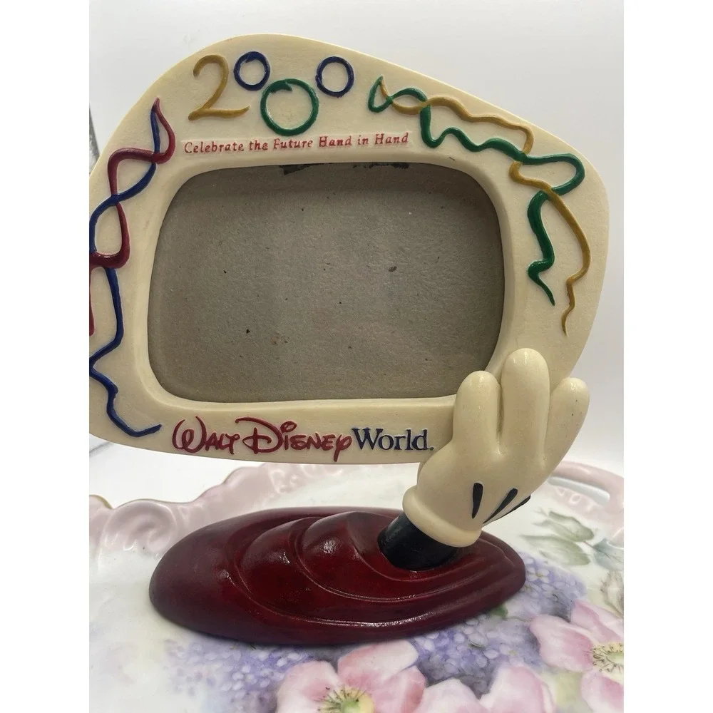 Walt Disney World 2000 Celebrate The Future Hand in Hand Picture Frame